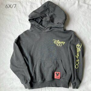 💙2/$25 H&M 6x/7 Kids Girl Boy Disney 100 Pull Over Hoodie Sweatshirt